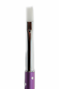 BM NEW кисть для геля (синтетика) фиолетовая ручка №8